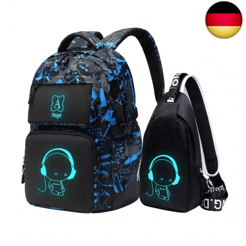 Asge schulrucksack für jungen - schulrucksack,