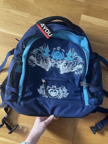 4you schul rucksack blau back - rucksack,